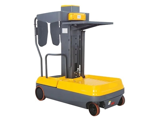 SINOLIFT Drivable Elevated Work Platform Propelled Warehouse Package Stand-on Electric Order Picker