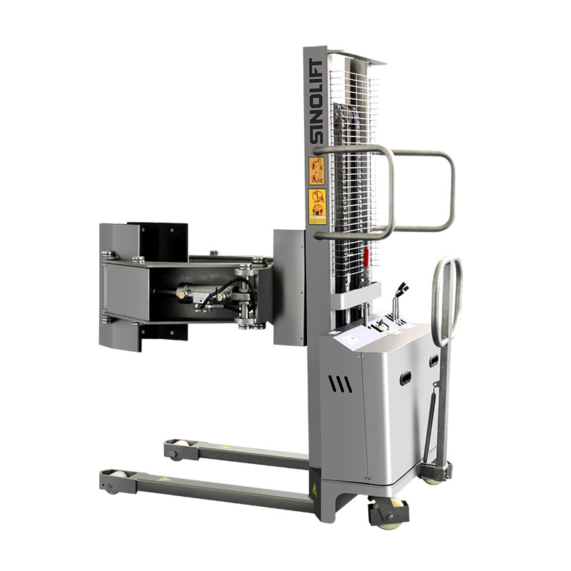 Sinolift CTD1000SR Semi-Electric Stainless Steel Clamp Roll Lifter