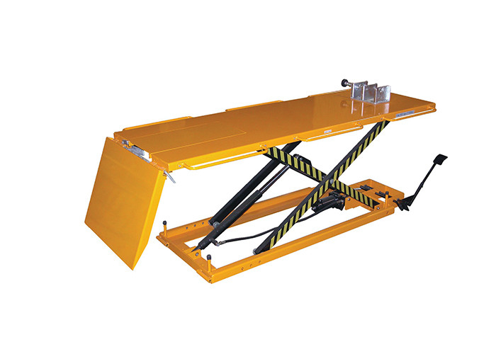 TC500 Hydraulic Motorcycle Lift Table Hydraulic Stationary Lift Platform for Lifting Motorcycle Capacity 500kg