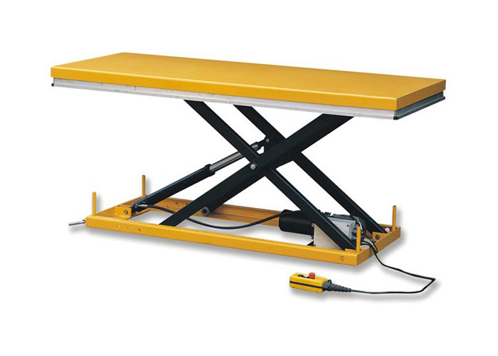 HW Electric Stationary Lift Table Electric Stationary Scissor Lift Table For Repairing Work Capacity 500Kg